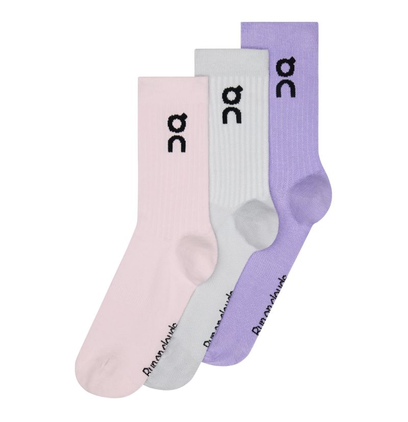 On Logo High 3P - orchid/bloom