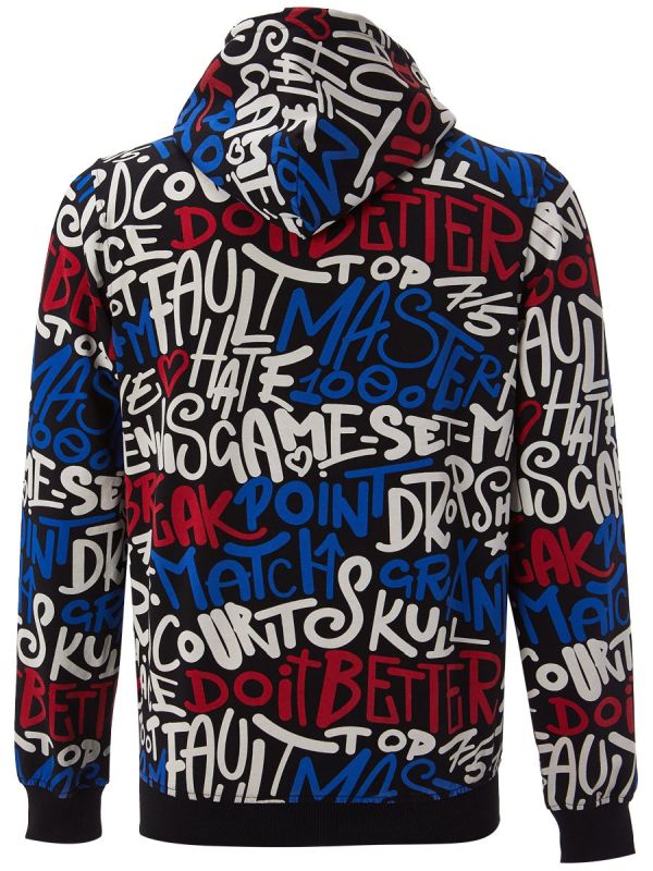 Hydrogen Graffiti FZ Hoodie Man - black