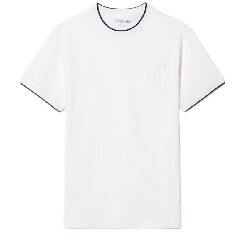 Lacoste Ultra Dry Heritage Badge - navy blue