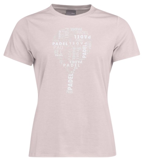 Head Padel TYPO T-Shirt W - rose