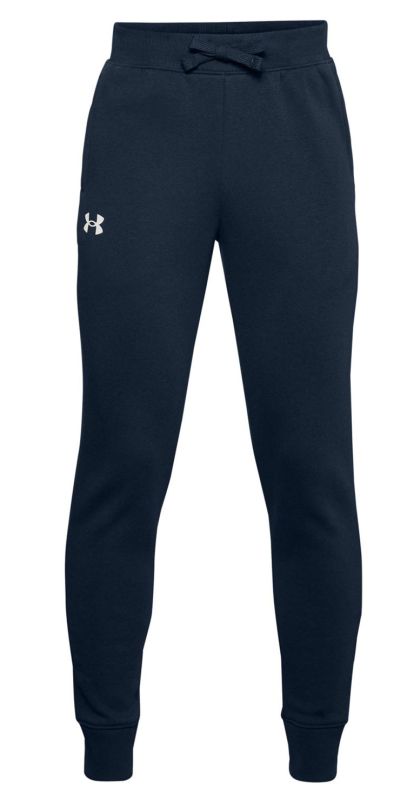 Under Armour Boys' UA Rival Cotton Pants - academy/onyx white Under Armour Boys' UA Rival Cotton Pants - academy/onyx white