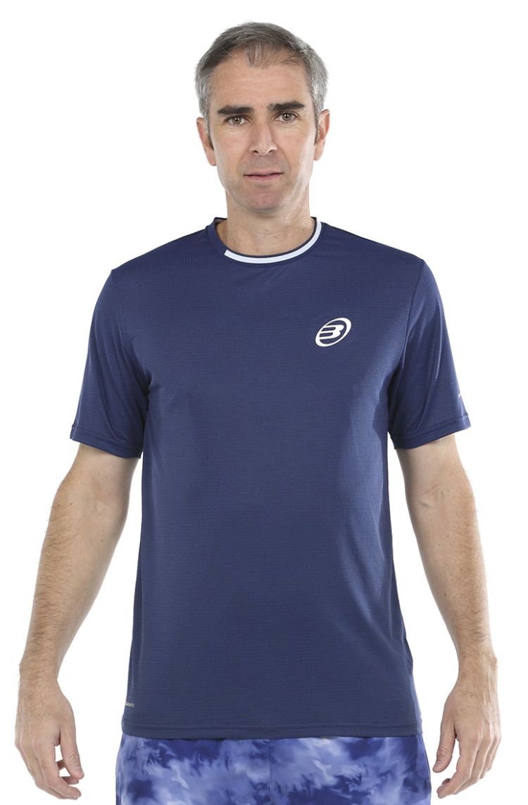 Bullpadel Micay T-Shirt Man - azul tinta tej. bicolor