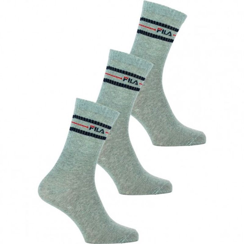 Fila Lifestyle socks Unisex F9092 - 3 pary/grey