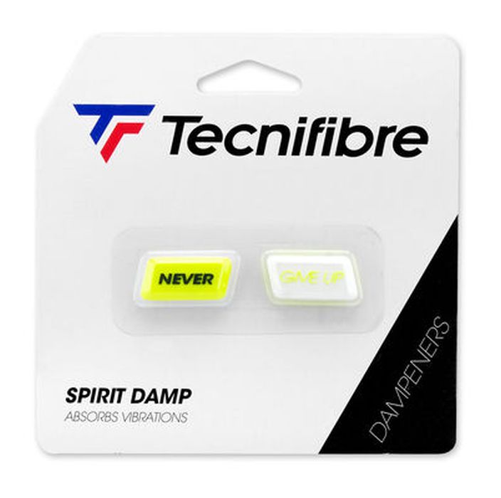 53SPIRNEON_01 Tecnifibre Spirit Damp Never Give Up 2P