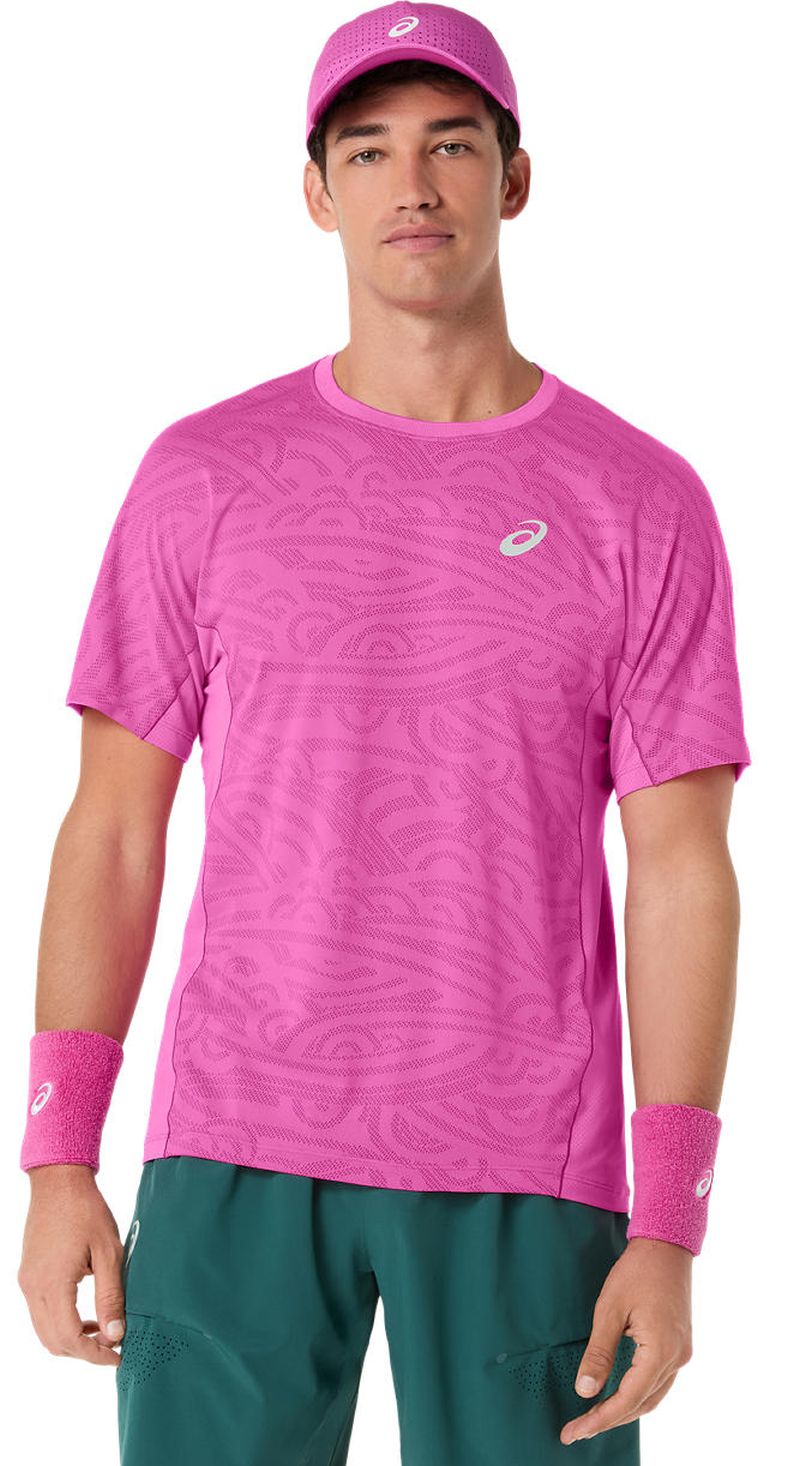 Asics Match Jacquard Short Sleeve - digital sakura Asics Match Jacquard Short Sleeve - digital sakura