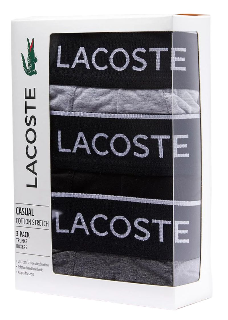 Lacoste Cotton Stretch Trunk 3P