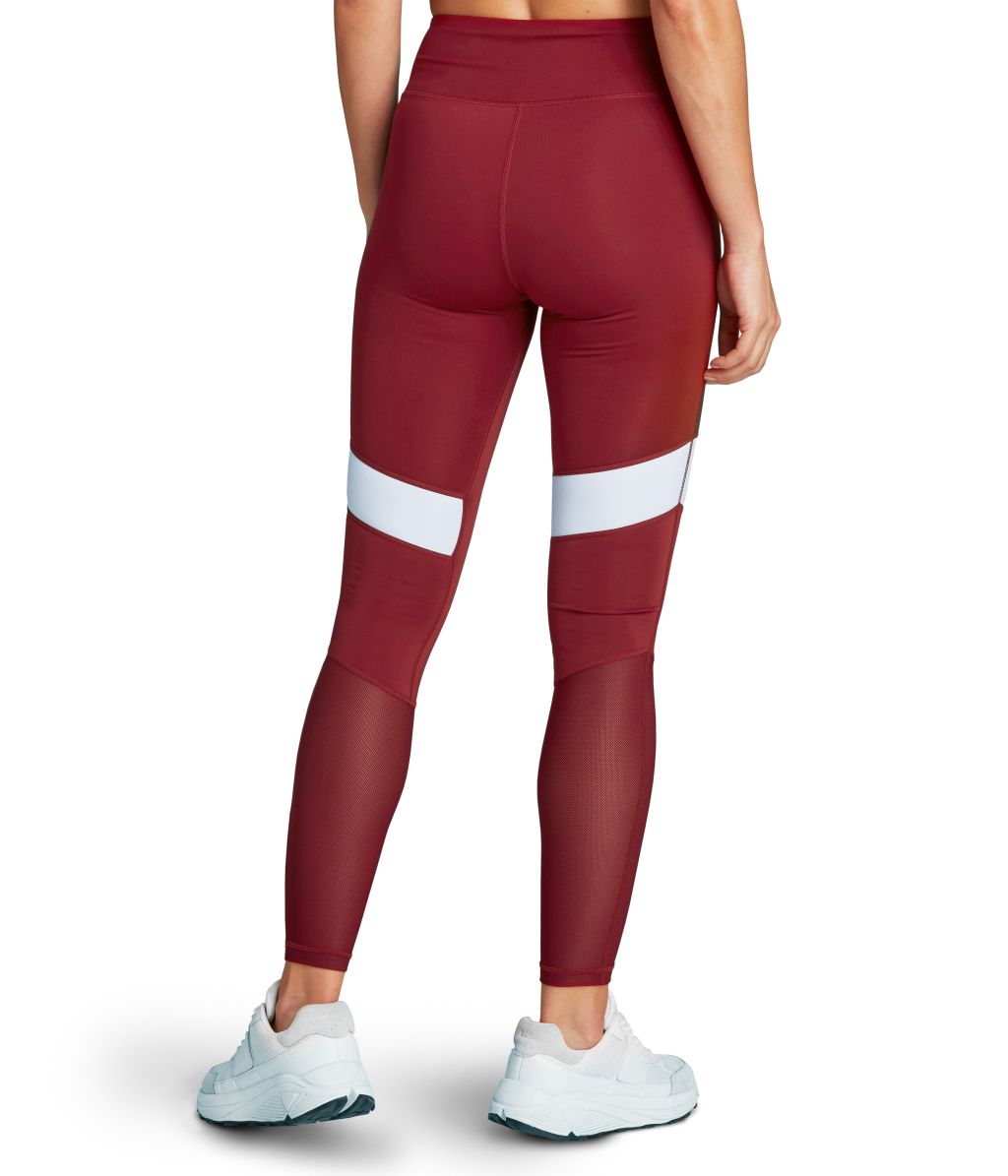 10000237_RD004_1 Björn Borg High Waist Block Tights W - biking red