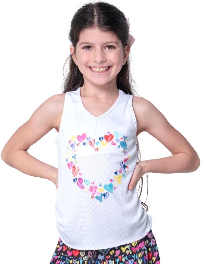 Lucky in Love Thumbprint Hearts - multicolor
