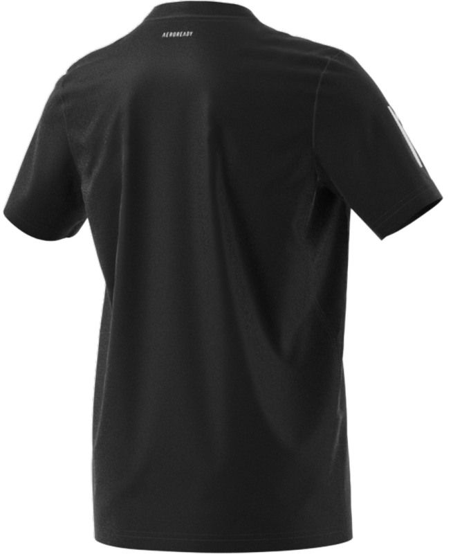 Adidas B Club 3 Stripes Tee - black/white