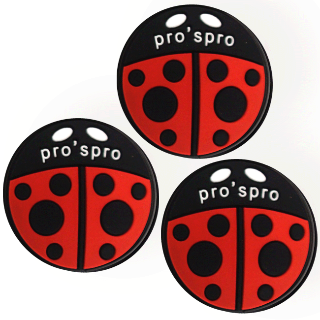 Pro's Pro Vibra Stop Beetle Damper 3P - red/black