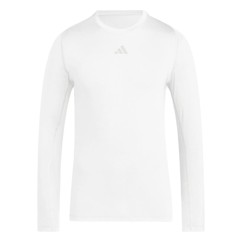 Adidas Techfit Long Sleeve T-shirt - white Adidas Techfit Long Sleeve T-shirt - white