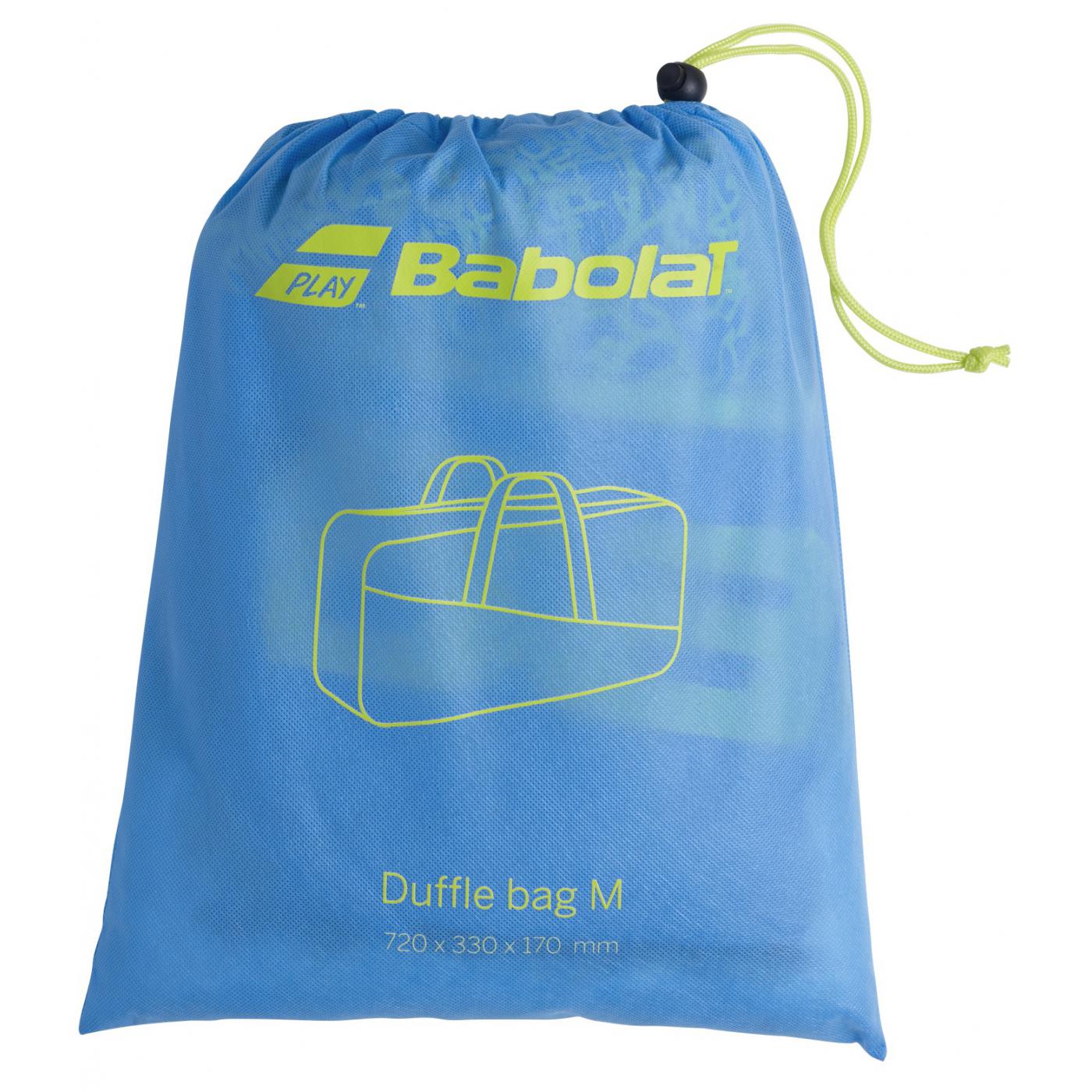 babolat-duffle-m-classic-blue-yellow-lime-5 Babolat Duffle M Classic - blue/yellow lime