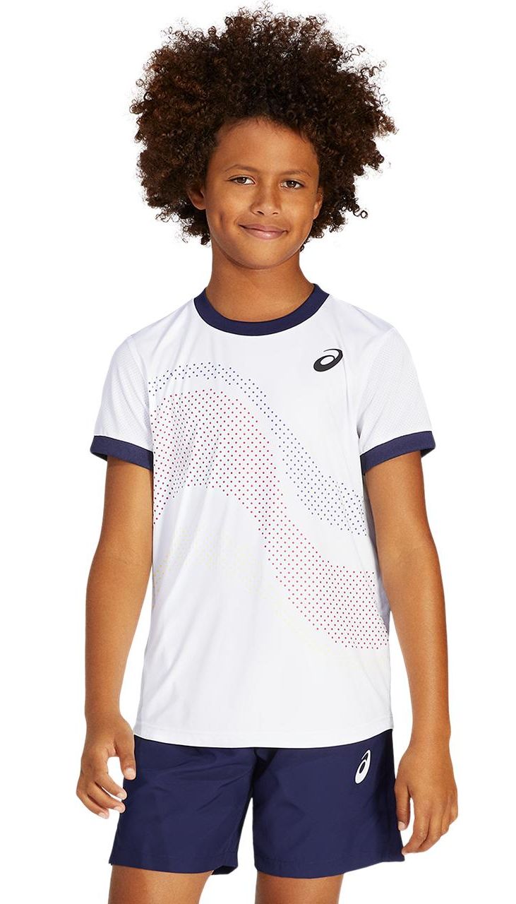 Ascis Tennis B GPX Tee - brilliant white
