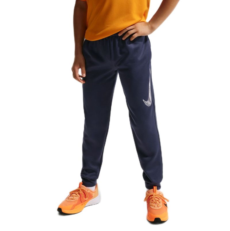 Spodnie chłopięce Nike Kids Multi Knit Training - midnight navy/white