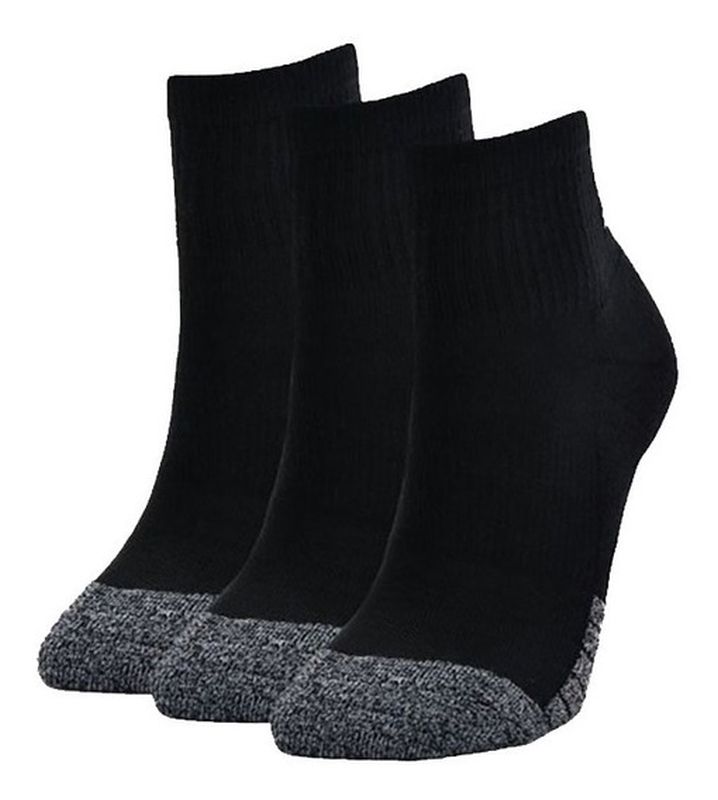 Under Armour HeatGear Quarter 3P - black/steel
