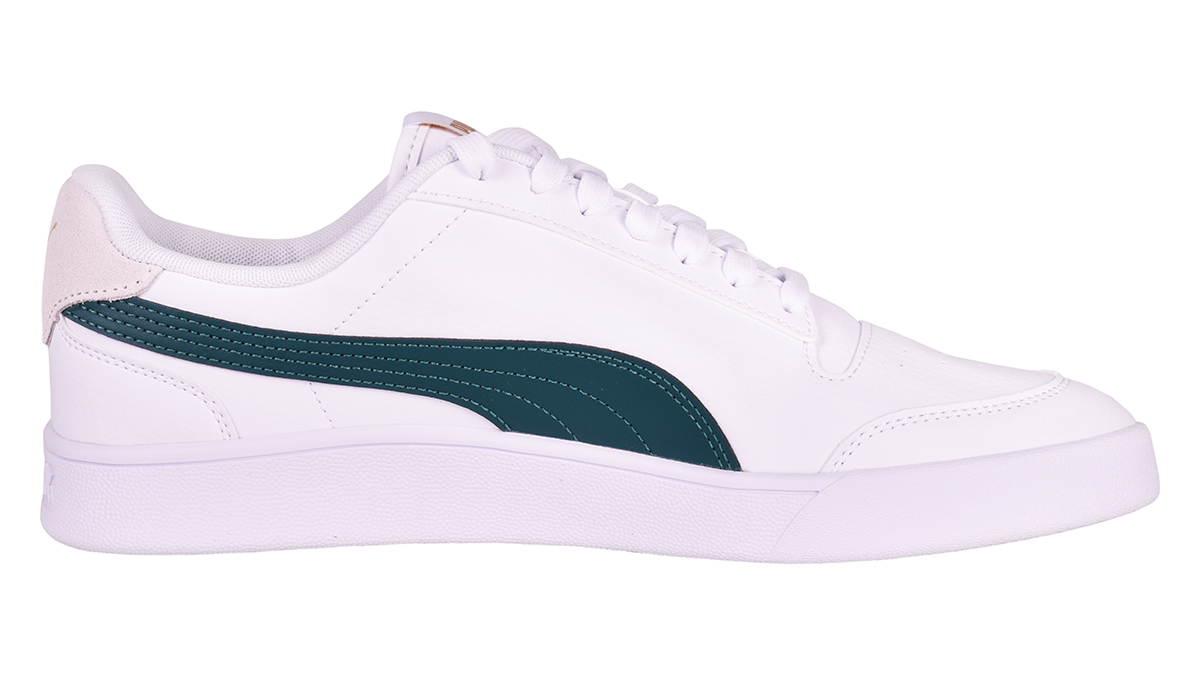 Puma Shuffle - white/varsitygreen/gold