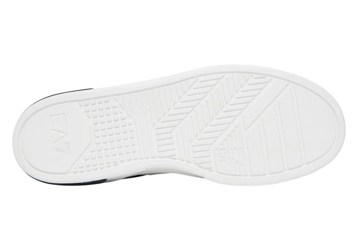 EA7 Unisex Woven Sneaker - white/black 