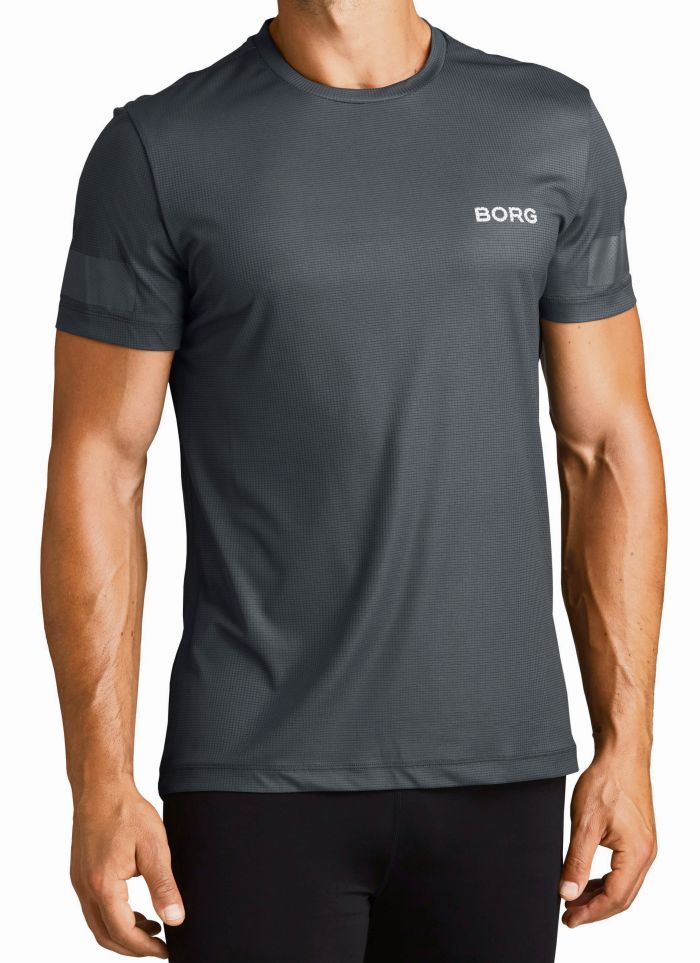 Björn Borg Training Tee M - grey shade Björn Borg Training Tee M - grey shade