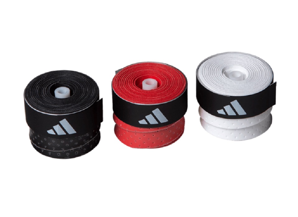 adidas-box-of-padel-overgrip-25-units-white-black-and-red Adidas Padel Overgrip Tacky Feeling 25P - white/black/red