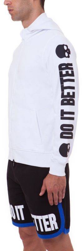 hydrogen-do-it-better-fz-hoodie-white-2 Hydrogen Do It Better FZ Hoodie - white
