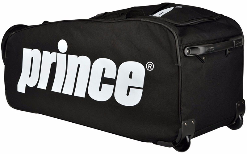 Prince Tour Team Wheeled Duffel - black/white