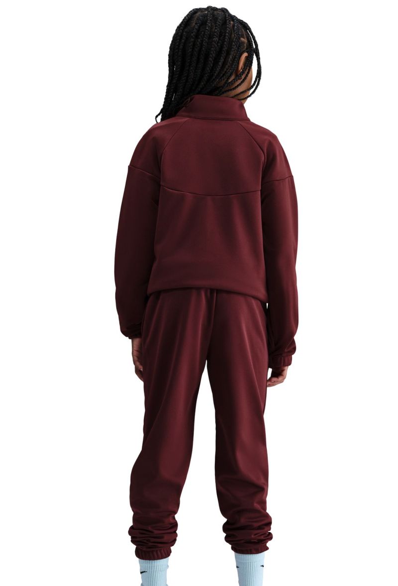 Nike Kids Dri-Fit Poly Knit Full Zip - dark team red/dark team red/white