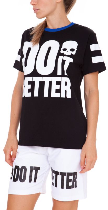 Hydrogen Do It Better T-Shirt Woman - black