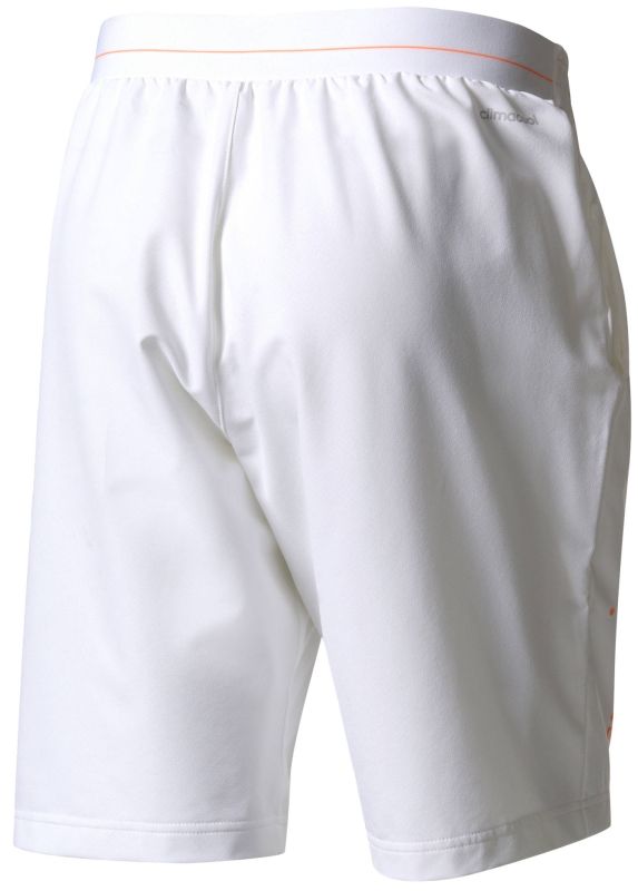 Adidas Barricade Bermuda - white/glow orange