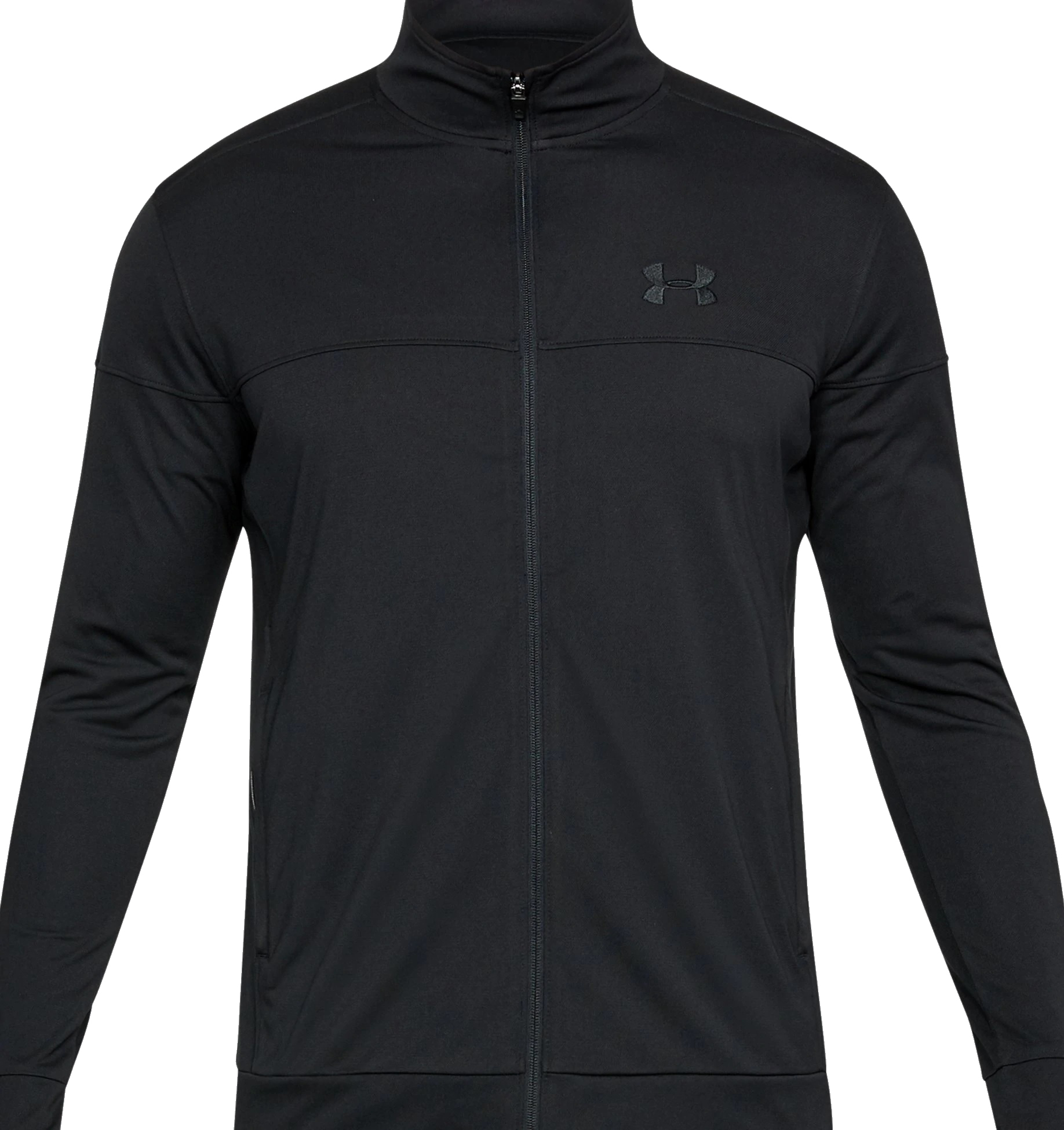 Under Armour Sportstyle Pique Track Jacket - black Under Armour Sportstyle Pique Track Jacket - black