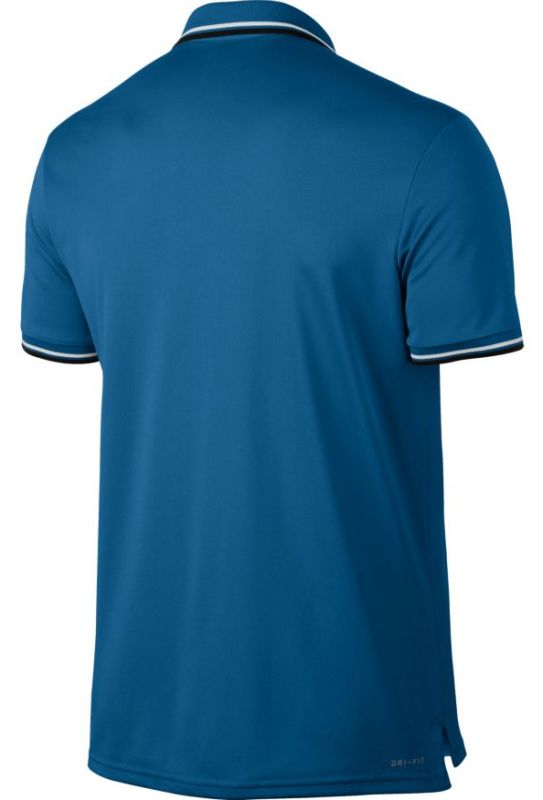 Nike Court Dry Polo Solid PQ - military blue/blackened blue