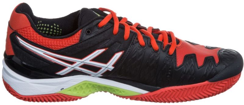 asics-gel-resolution-6-clay-black-white-orange-4 Asics Gel-Resolution 6 Clay - black/white/orange