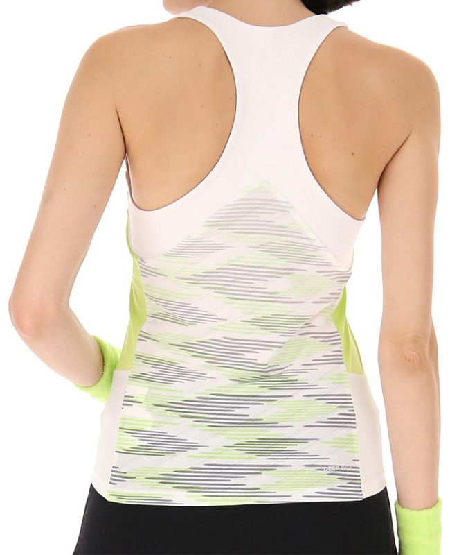 Lotto Tech W I - D4 Tank - bright white/sharp green