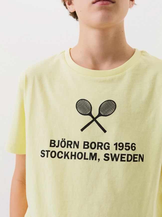 bjorn-borg-tee-sport-g-yellow-pear-3 Björn Borg Tee Sport G - yellow pear