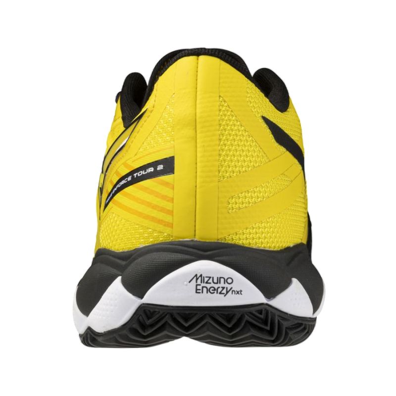 Mizuno Wave Enforce Tour 2 Padel - vibrant yellow/white/black sand