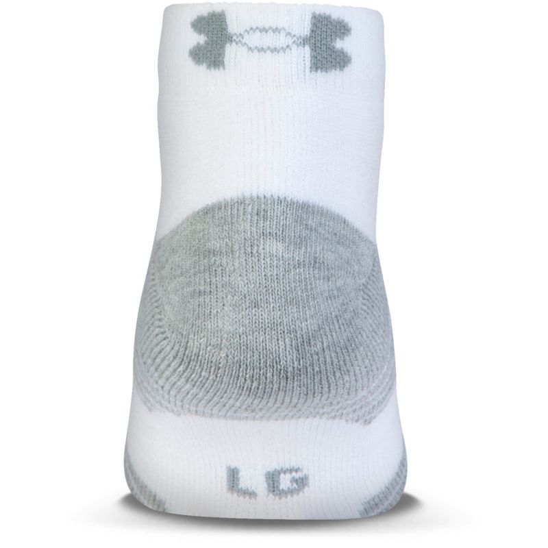 Under Armour UA HeatGear Low Cut Jr - 3 par/white