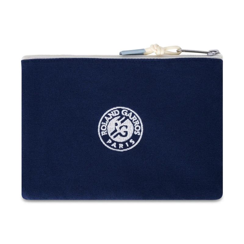 Roland Garros Sporty Chic Pouch - navy