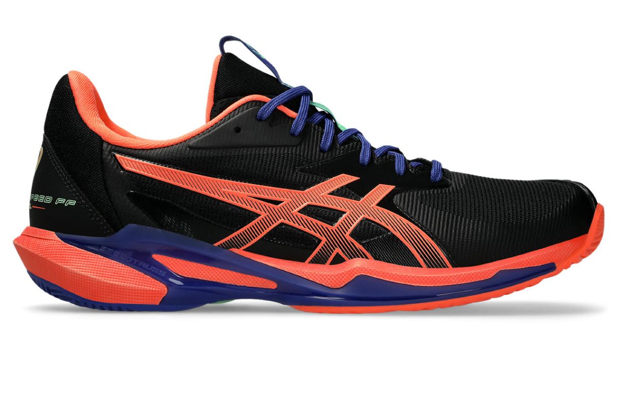 Asics Solution Speed FF 3 Padel - black/vivid coral