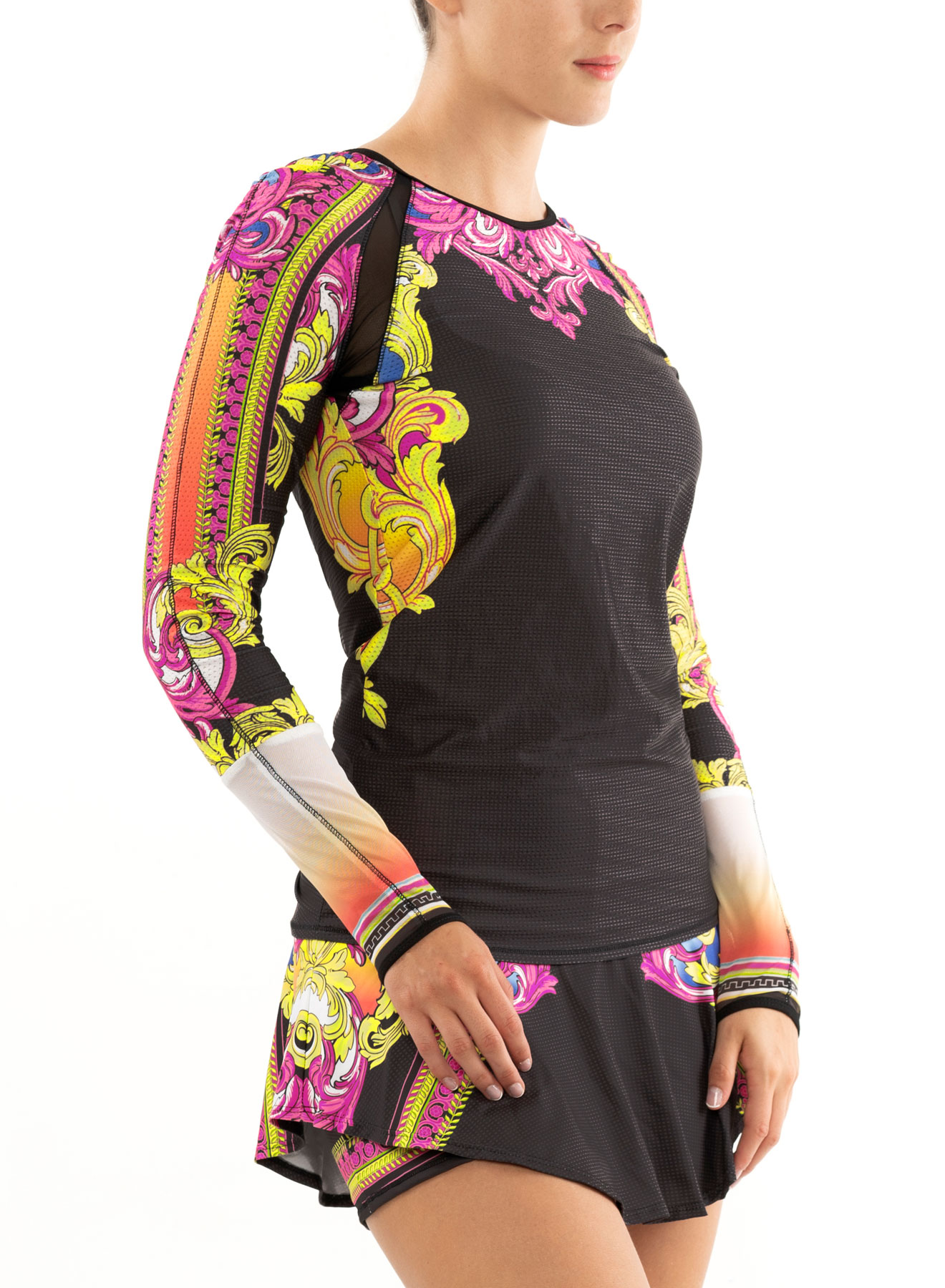 lucky-in-love-rockin-rococo-long-sleeve-women-multicolor-2 Lucky in Love Rockin Rococo Long Sleeve Women - multicolor