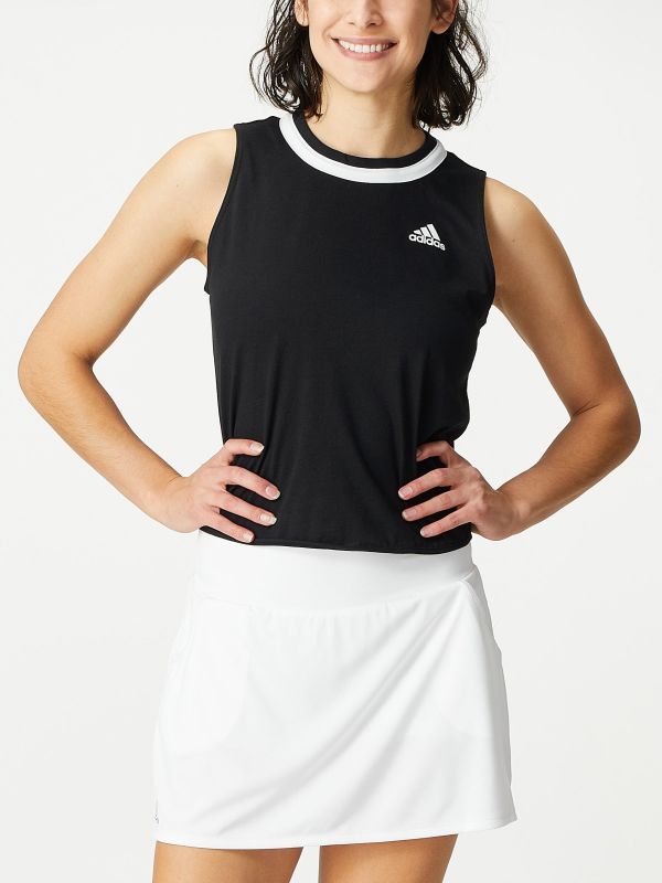 Adidas Club Knotted Tank W - black/white