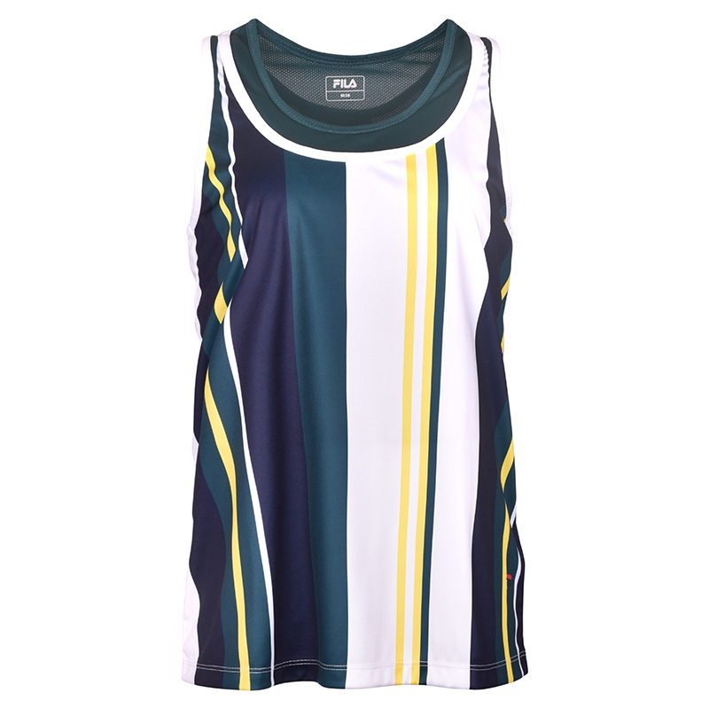 Fila Top Emma - white/deep teal comb