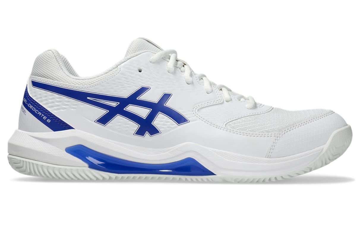 Asics Gel-Dedicate 8 Padel - white/dark cobalt