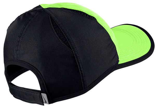 Nike U Aerobill Feather Light Cap - ghost green/black/black/black