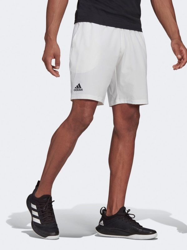 Adidas Club Stretch Woven 7-in Shorts M - white/black