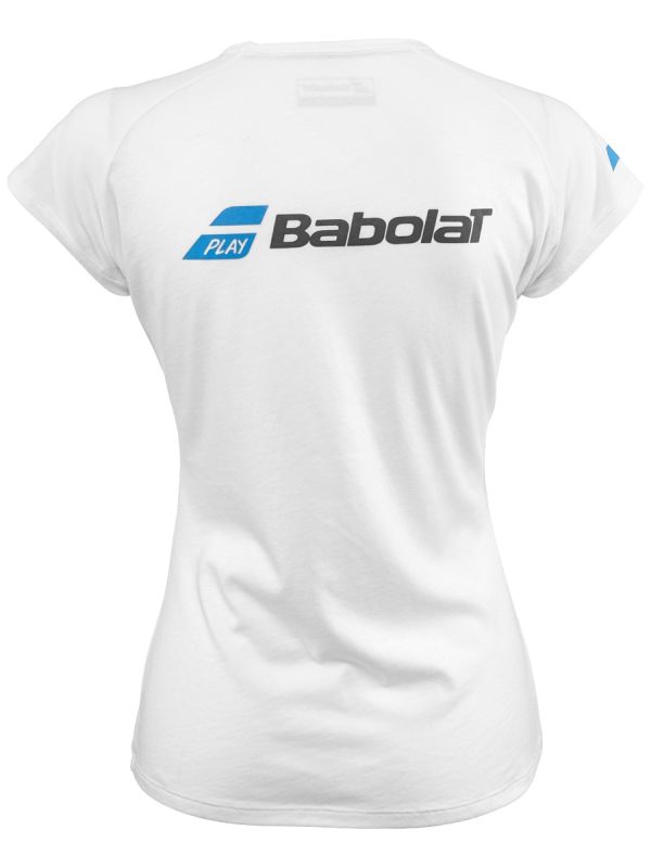 babolat-core-babolat-tee-women-white-2 Babolat Core Babolat Tee Women - white