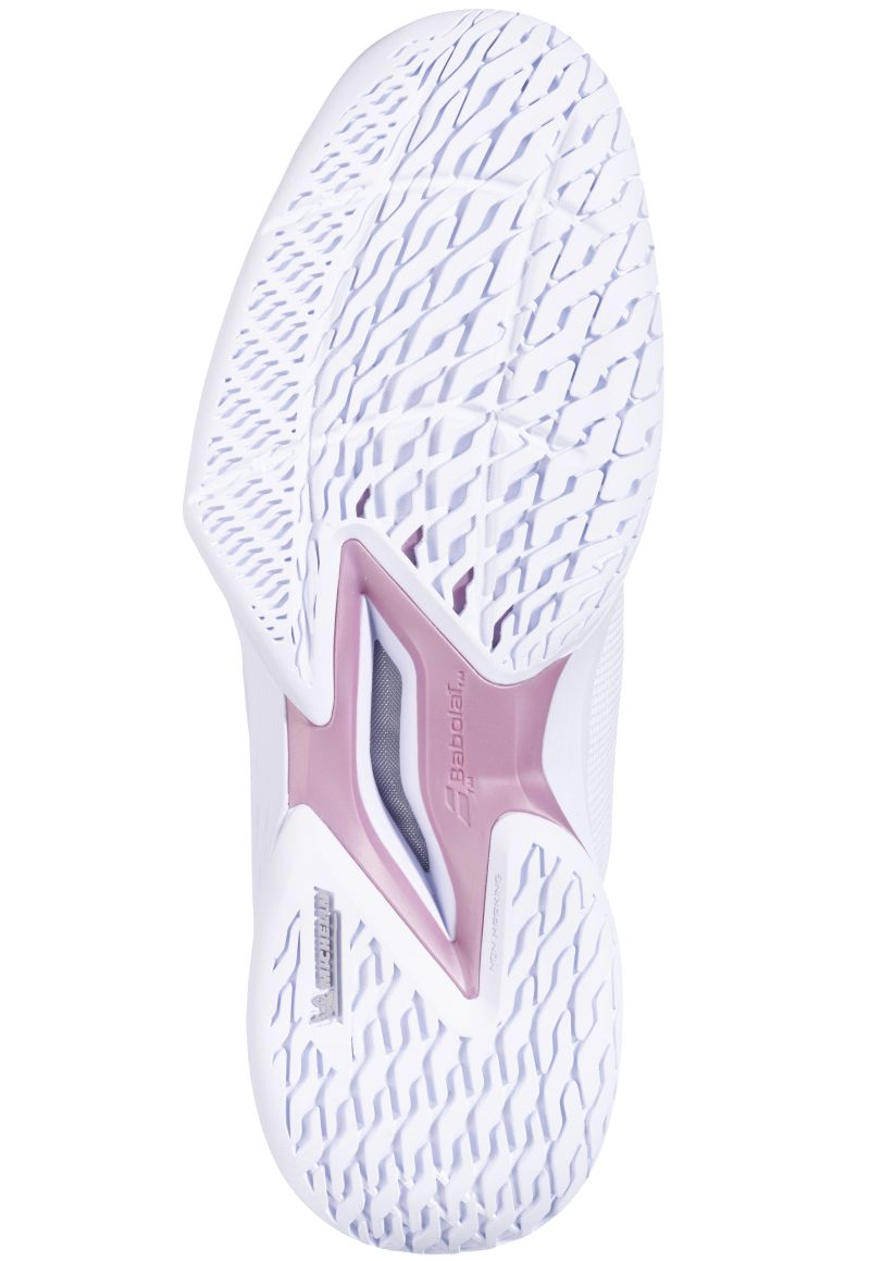 Babolat Jet Tere 2 All Court - white/gold pink Babolat Jet Tere 2 All Court - white/gold pink