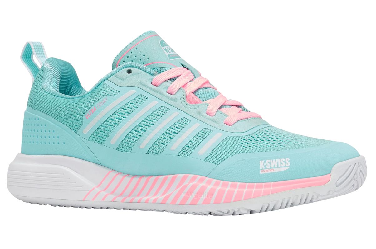 K-Swiss Ultra Court Padel - soft neon blue/white/bubble gum K-Swiss Ultra Court Padel - soft neon blue/white/bubble gum