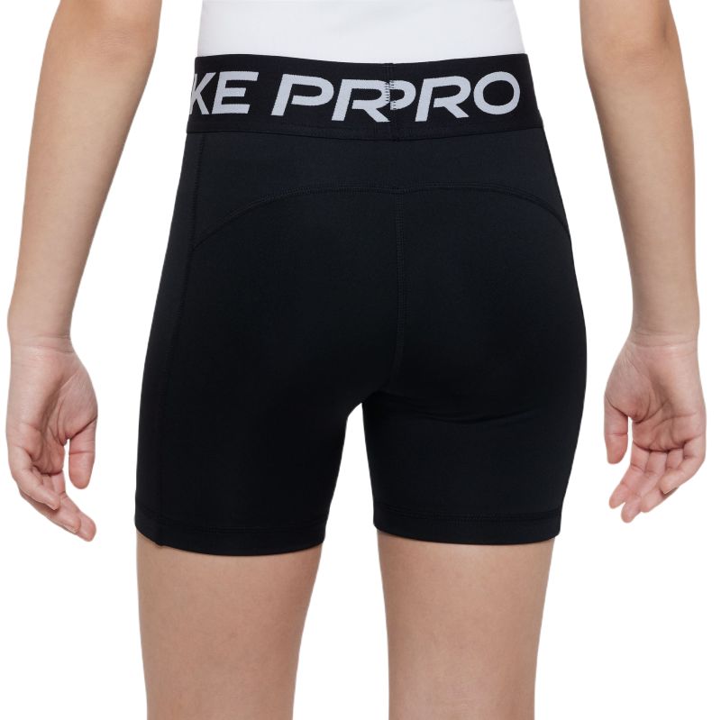 Nike Kids Pro Dri-Fit 5" Shorts - black/white