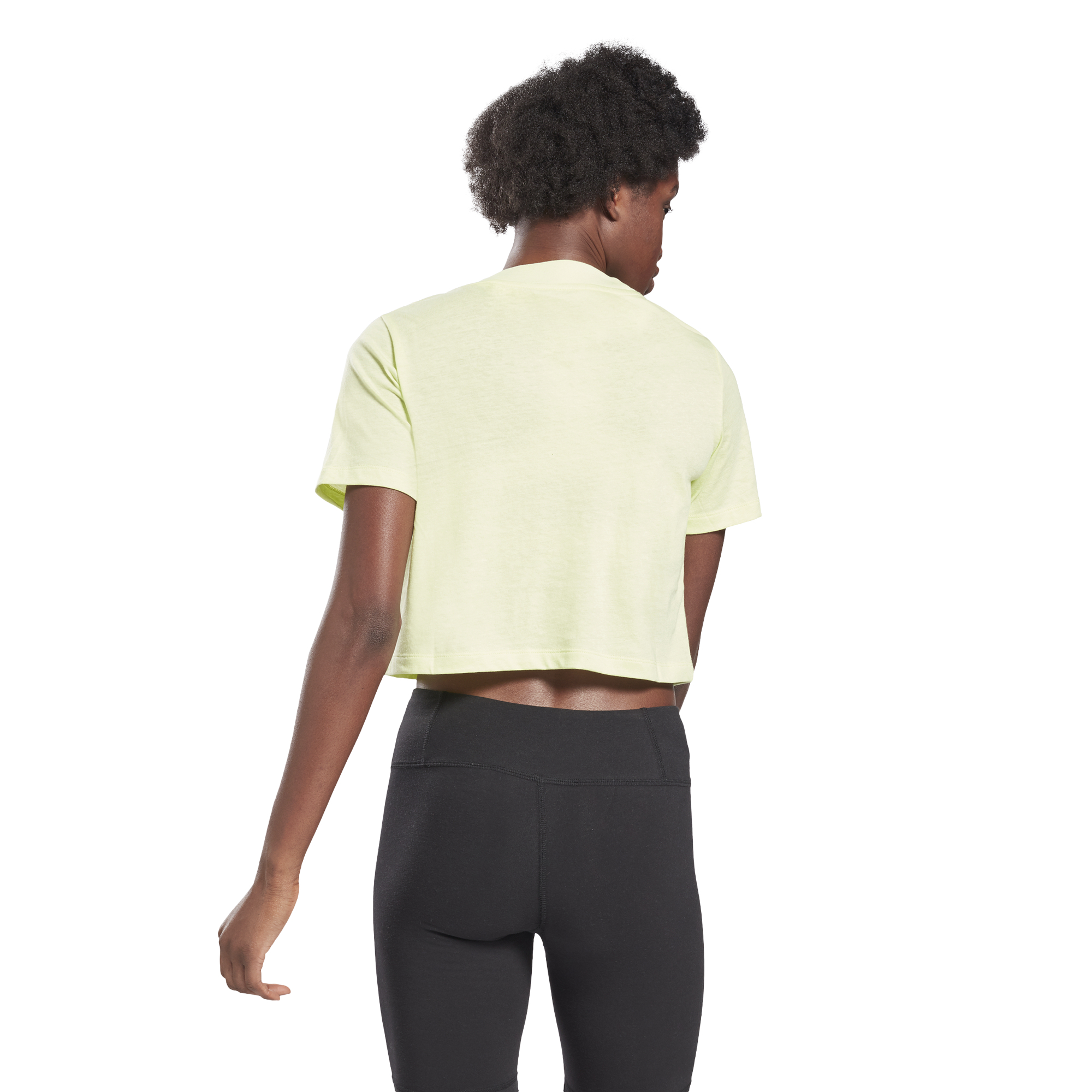 Reebok Identity Crop Tee W - semi energy glow
