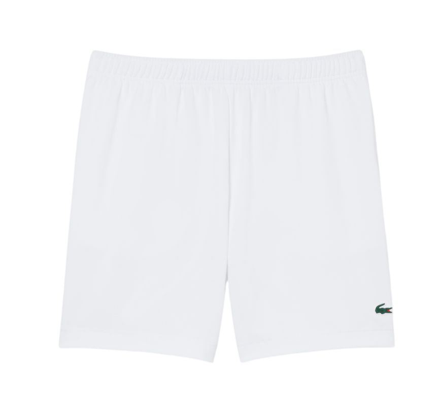 Męskie spodenki Lacoste Regular Fit Ultra Dry Sport - white
