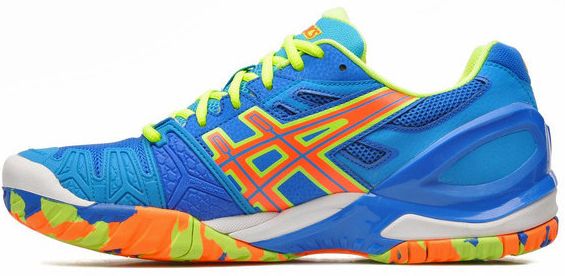  Asics Gel-Resolution 5 - blue/flash orange/flash yellow